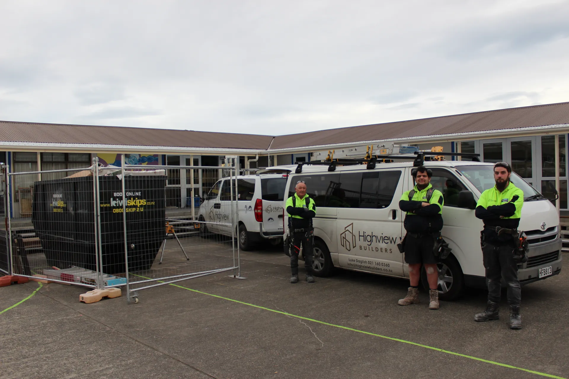 The Highview team on site